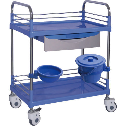 Carro médico - 820*500*900mm - HYZMED Medical - para instrumental / para medicamentos / de acero inoxidable