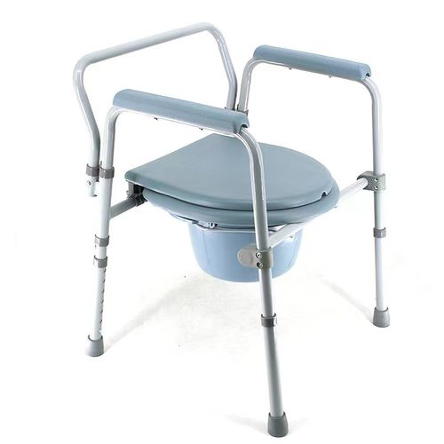 Silla con orinal para adulto - D16 - HYZMED Medical - con reposabrazos / con cubo / plegable