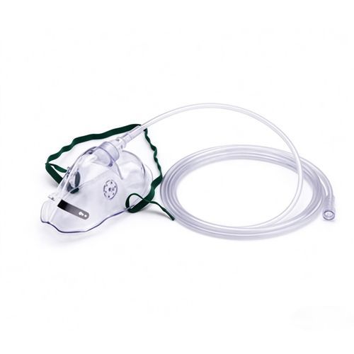 Máscara de oxígeno de PVC - A01 - HYZMED Medical - transparente / ajustable