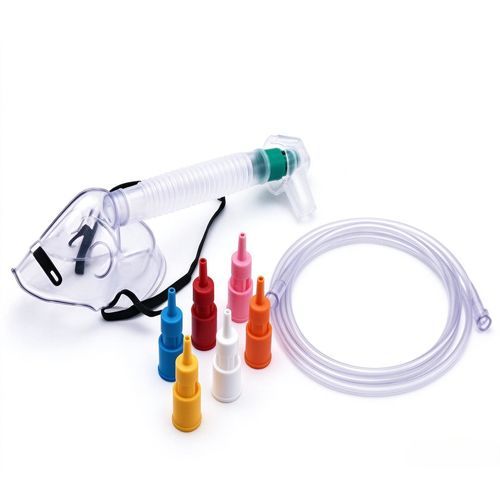 Máscara de ventilación de PVC - C01 - HYZMED Medical - transparente / ajustable / Venturi