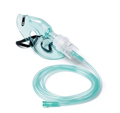 Máscara de nebulización de PVC - B20110 series - HYZMED Medical - sin látex / transparente / ajustable