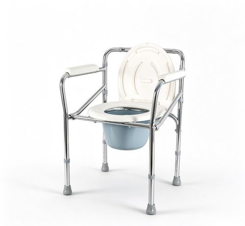 Silla con orinal para personas con movilidad reducida - 1301 - HYZMED Medical - con reposabrazos / plegable