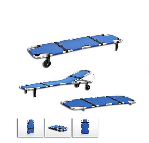 Camilla de emergencia - HYZ 1A1 - HYZMED Medical - plegable / con ruedas / de aluminio