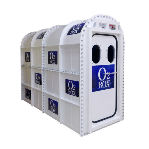 Cabina hiperbárica oxigenoterapia - O2 BOX TB2-45V - TimeWorld - multiplaza