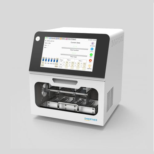 Extractor de ácidos nucleicos para diagnóstico clínico - EmagPure-32A6 - The EmerTher Company - para la investigación médica / compacto / con pantalla táctil