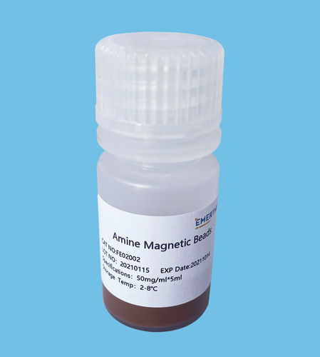 Reactivo de bolas magnéticas - EmerTher® Amine Magnetic Beads - The EmerTher Company - para el análisis de proteínas / para análisis de ADN / para análisis de ARN