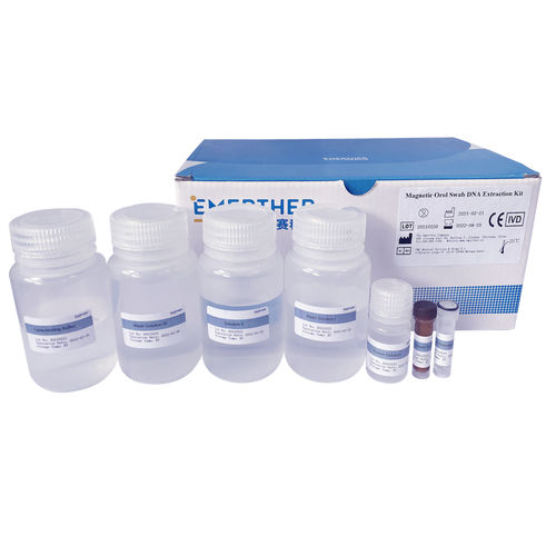 Kit de reactivos de bolas magnéticas - Bottle Format - The EmerTher Company - para extracción de ADN / para muestras de saliva / para hisopos orales