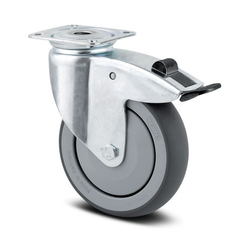 Rueda para carro médico - Agila - TENTE International GmbH - para cama de hospital / de caucho / de polipropileno