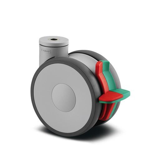 Rueda para carro médico - Linea - TENTE International GmbH - para cama de hospital / con freno / de poliamida