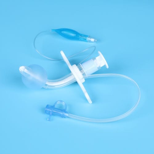 Cánula de traqueotomía - Haiyan Kangyuan Medical Instrument - curvada / desechable