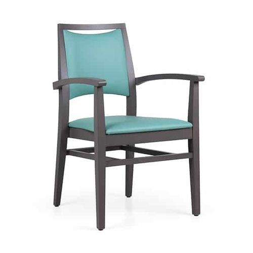 Silla con reposabrazos - DENISE EMP TP CB - FENABEL - apilable