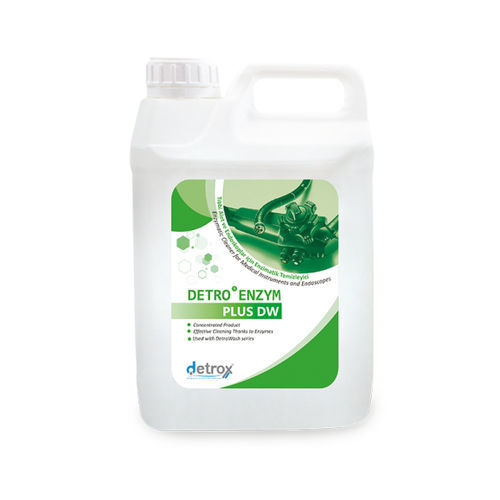 Detergente concentrado - Detro Plus DW - Detro Healthcare - líquido / 5000 mL / enzima