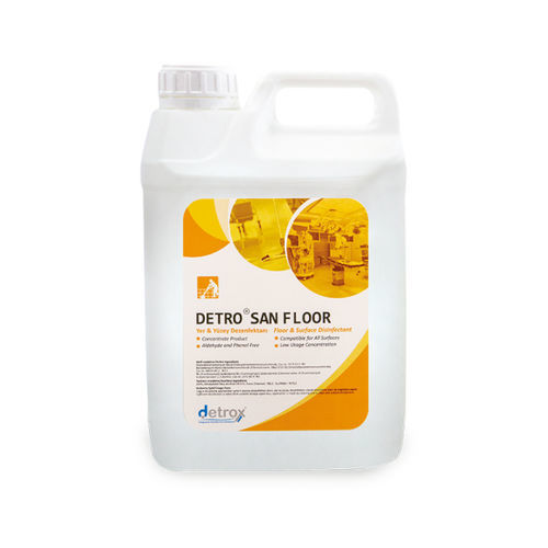 Desinfectante para suelos y superficies - Detro San  - Detro Healthcare - líquido / 1000 mL / 5000 mL