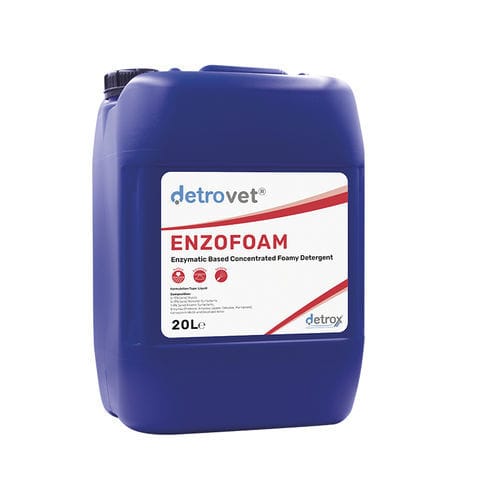 Desinfectante para suelos y superficies - Detrovet Enzofoam - Detro Healthcare - espuma / 5000 mL / 1000 mL