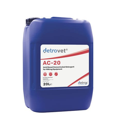 Desinfectante para suelos y superficies - Detrovet AC-20 - Detro Healthcare - espuma / 1000 mL / 5000 mL