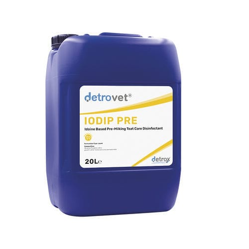 Desinfectante para suelos y superficies - Detrovet Iodip Pre - Detro Healthcare - espuma / 5000 mL / 1000 mL