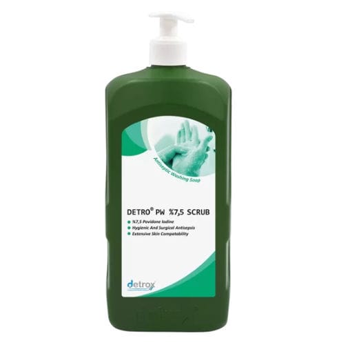 Jabón antiséptico virucida - Detro PW Scrub - Detro Healthcare - fungicida / bactericida
