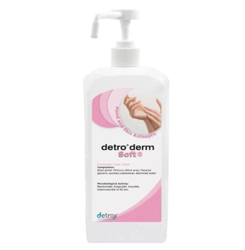 Solución hidroalcohólica 72 % - Detro Derm Soft - Detro Healthcare - 500 ml / 1.000 ml / 5.000 ml
