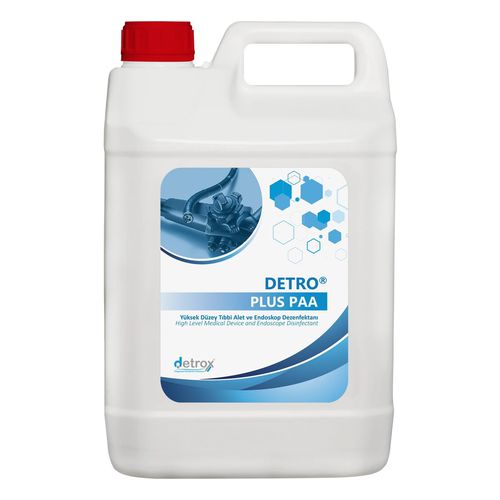 Desinfectante para endoscopios - Detro Plus Paa - Detro Healthcare - para instrumental quirúrgico / líquido / 5000 mL