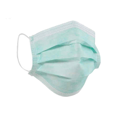 Mascarilla quirúrgica verde - Nantong Allman Industry - desechable / transpirable