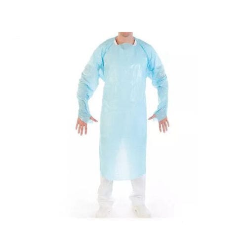Bata para acompañante unisex - Nantong Allman Industry - de polietileno / desechable / impermeable