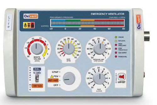 Ventilador de emergencia - Delta A Healthcare - para cuidados intensivos / para asistencia domiciliaria / electrónico