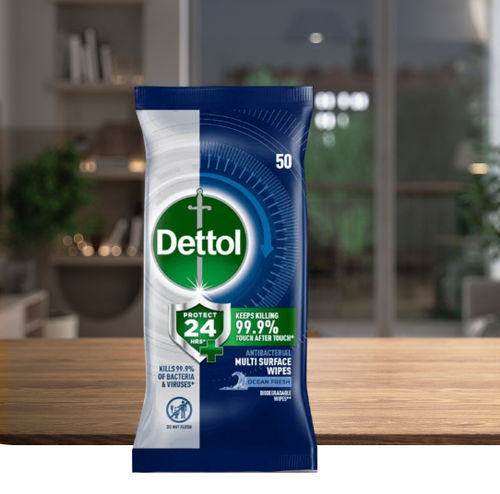 Toallita limpiadora para suelos y superficies - Dettol - lote de 50