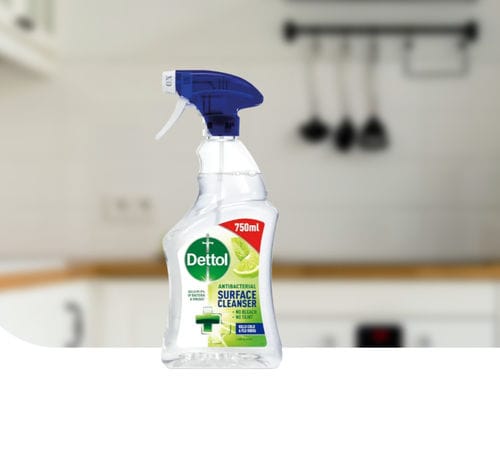 Detergente líquido - Lime & Mint - Dettol - 750 ml / alcohol / a base de cloruro de benzalconio