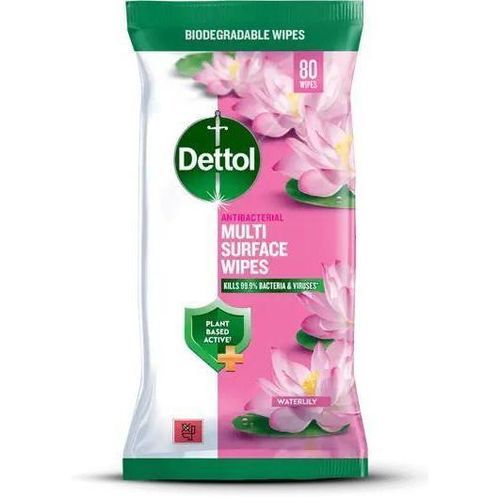 Toallita limpiadora para suelos y superficies - Waterlily  - Dettol - lote de 80
