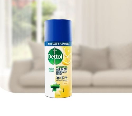 Desinfectante para suelos y superficies - Lemon Breeze - Dettol - líquido / 500 mL / a base de alcohol