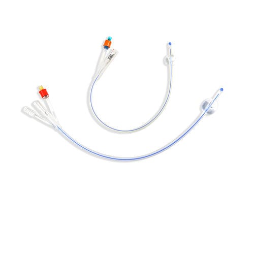 Catéter de drenaje urinario - silicone foley H05 - DAXAN Innovative - ureteral / con balón / con revestimiento hidrófilo