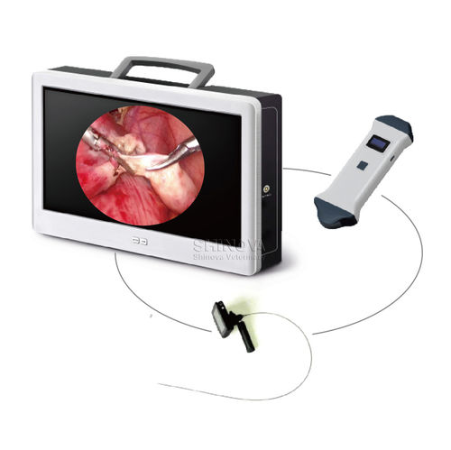 Gastroscopio veterinario vídeo - EndoBox-M3 - Shinova Medical Co., Ltd - con monitor de vídeo integrado