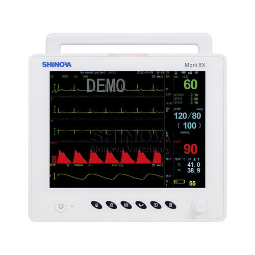 Monitor multiparamétrico compacto - Moni 8X - Shinova Medical Co., Ltd - portátil / ECG / de temperatura