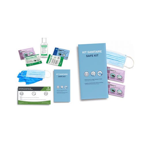 Kit médico de prevención - Callington - desechable / con gel hidroalcohólico / con mascarilla de protección