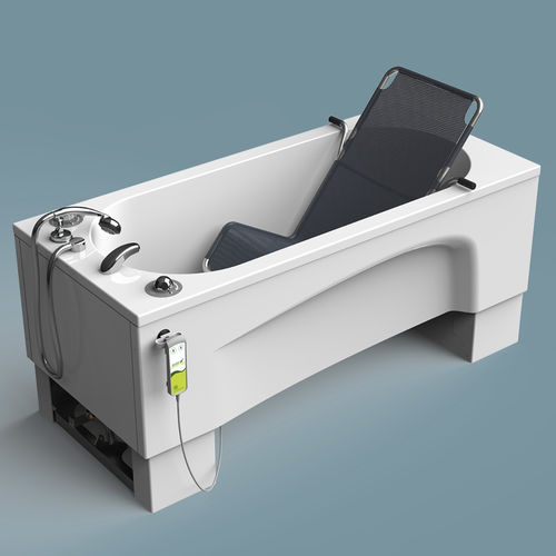 Asiento de baño con respaldo alto - Neatfold - Astor Bannerman - plegable
