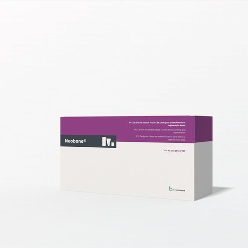 Sustituto óseo sintético - Neobone&reg; - Bioceramed - para cirugía ortopédica / para cirugía craneal / para cirugía dental