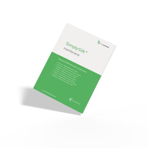 Matriz tisular cirugía dental - SimplySilk® Barrier Magnesium - Bioceramed - orbital / xenotransplante / reabsorbible