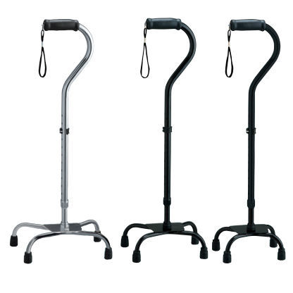 Bastón mango acodado - CMS-40 series - Matsunaga Manufactory - con cuatro patas