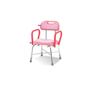 Silla de ducha con reposabrazos - SC-2 series - Matsunaga Manufactory - con respaldo / de altura variable