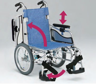 Silla de ruedas manual - MW-SL series - Matsunaga Manufactory - de exterior / de interior / plegable