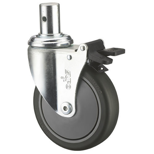 Ruedecilla para dispositivos médicos - 1M-C01-05D-100-231 - Zhongshan Xiangrong Caster Manufacturing Co.,Ltd - de poliuretano