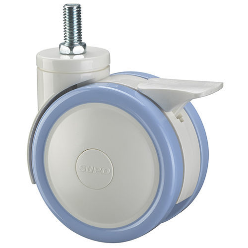 Ruedecilla para dispositivos médicos - 1M-WP21-02D-125-272 - Zhongshan Xiangrong Caster Manufacturing Co.,Ltd - de poliuretano