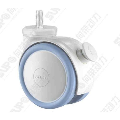 Ruedecilla para dispositivos médicos - 1M-WP22-02D-100-273 - Zhongshan Xiangrong Caster Manufacturing Co.,Ltd - de poliuretano