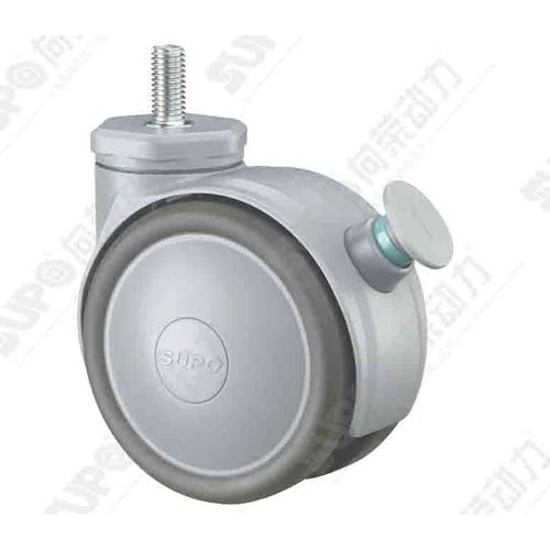 Ruedecilla para dispositivos médicos - 1M-HP22-02D-125-312 - Zhongshan Xiangrong Caster Manufacturing Co.,Ltd - de poliuretano