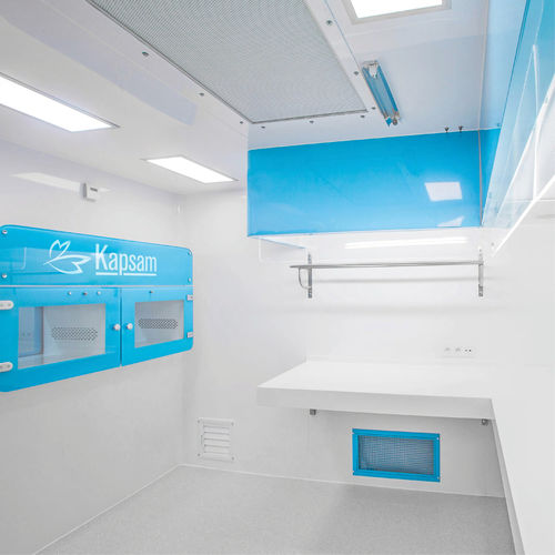 Sala blanca para el sector médico - Kapsam - para laboratorio farmacéutico / modular / clase ISO 7