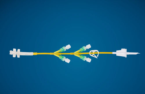 Set de perfusión quimioterapia - KS-IV403A-PF - Kapsam - con conector en Y / con protección contra la luz / con válvula hemostática