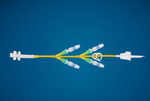 Set de perfusión quimioterapia - KS-IV401A-PF - Kapsam - con conector en Y / con protección contra la luz / con válvula hemostática