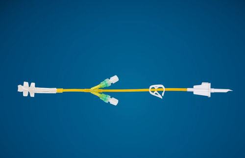 Set de perfusión quimioterapia - KS-IV203A-PF - Kapsam - con conector en Y / con protección contra la luz / con válvula hemostática
