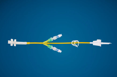 Set de perfusión quimioterapia - KS-IV201A-PF - Kapsam - con conector en Y / con protección contra la luz / con válvula hemostática