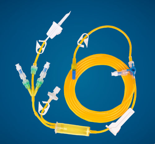 Set de perfusión quimioterapia - KS-IV204-PF - Kapsam - con cámara de goteo / con grifo / con conector en Y